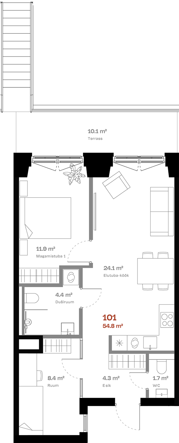 Plan with Additional Room