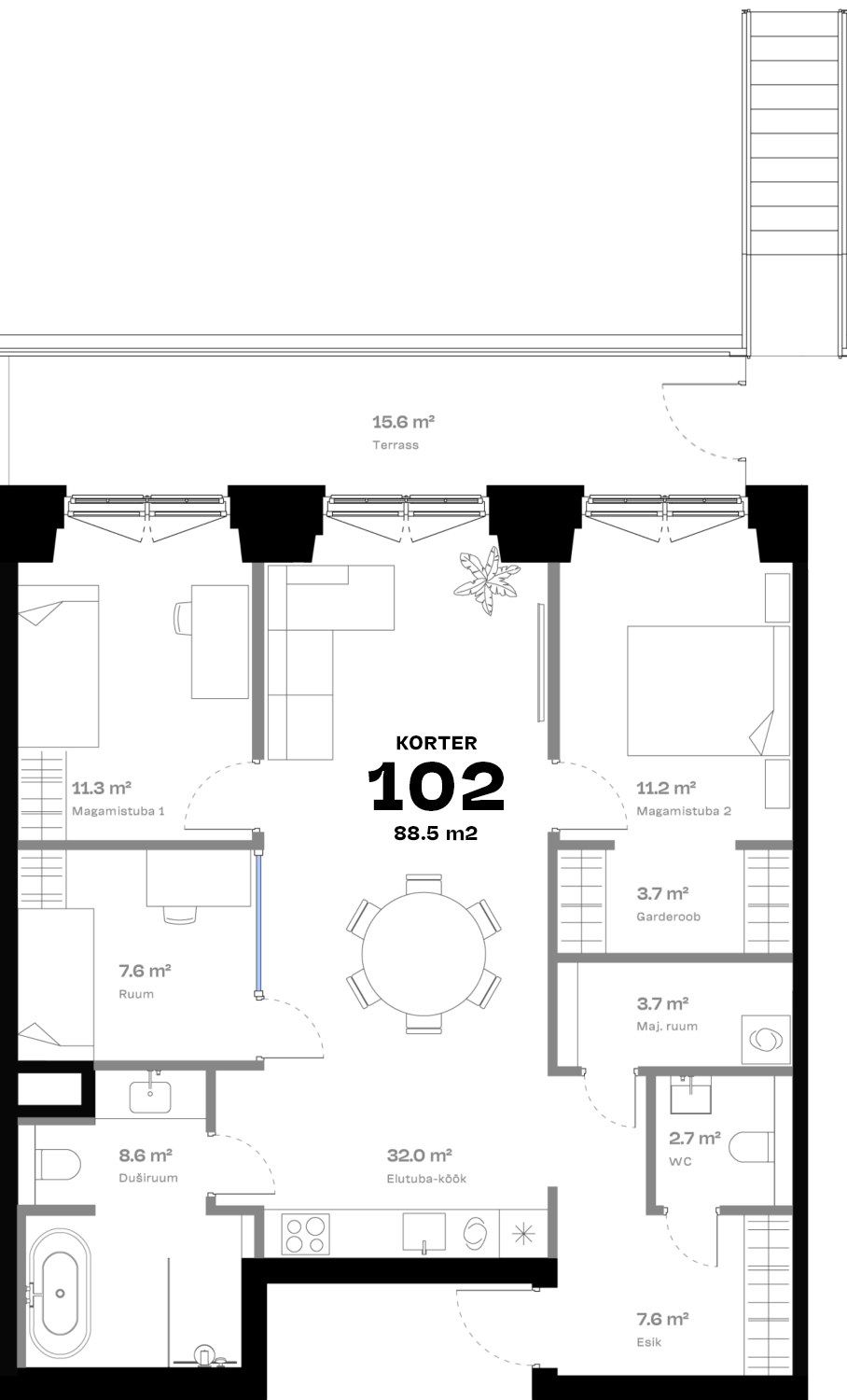 Plan with Additional Room