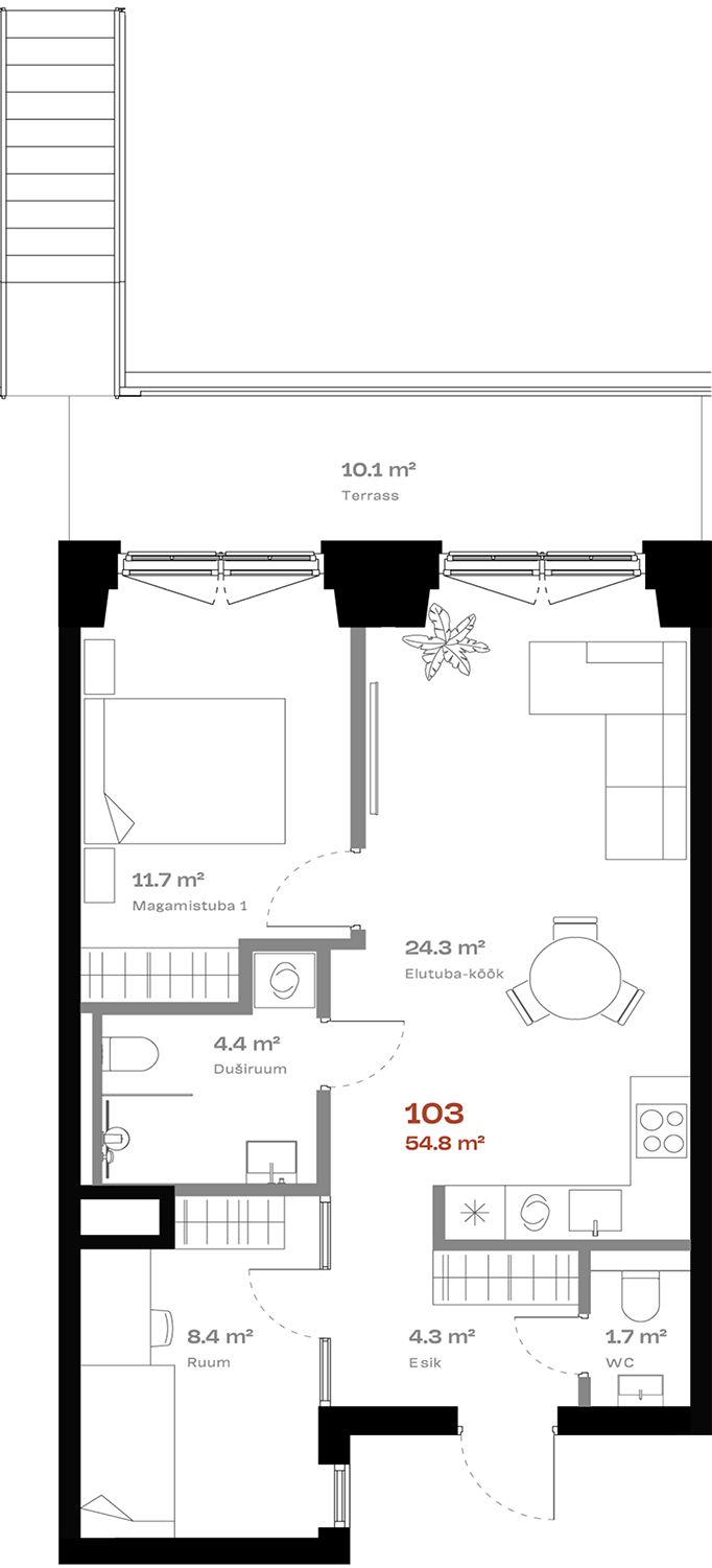 Plan with Additional Room