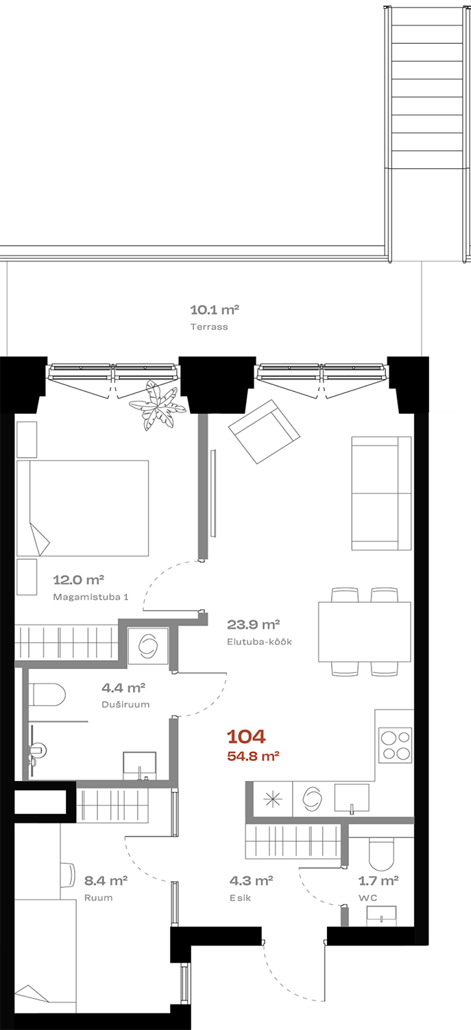 Plan with Additional Room