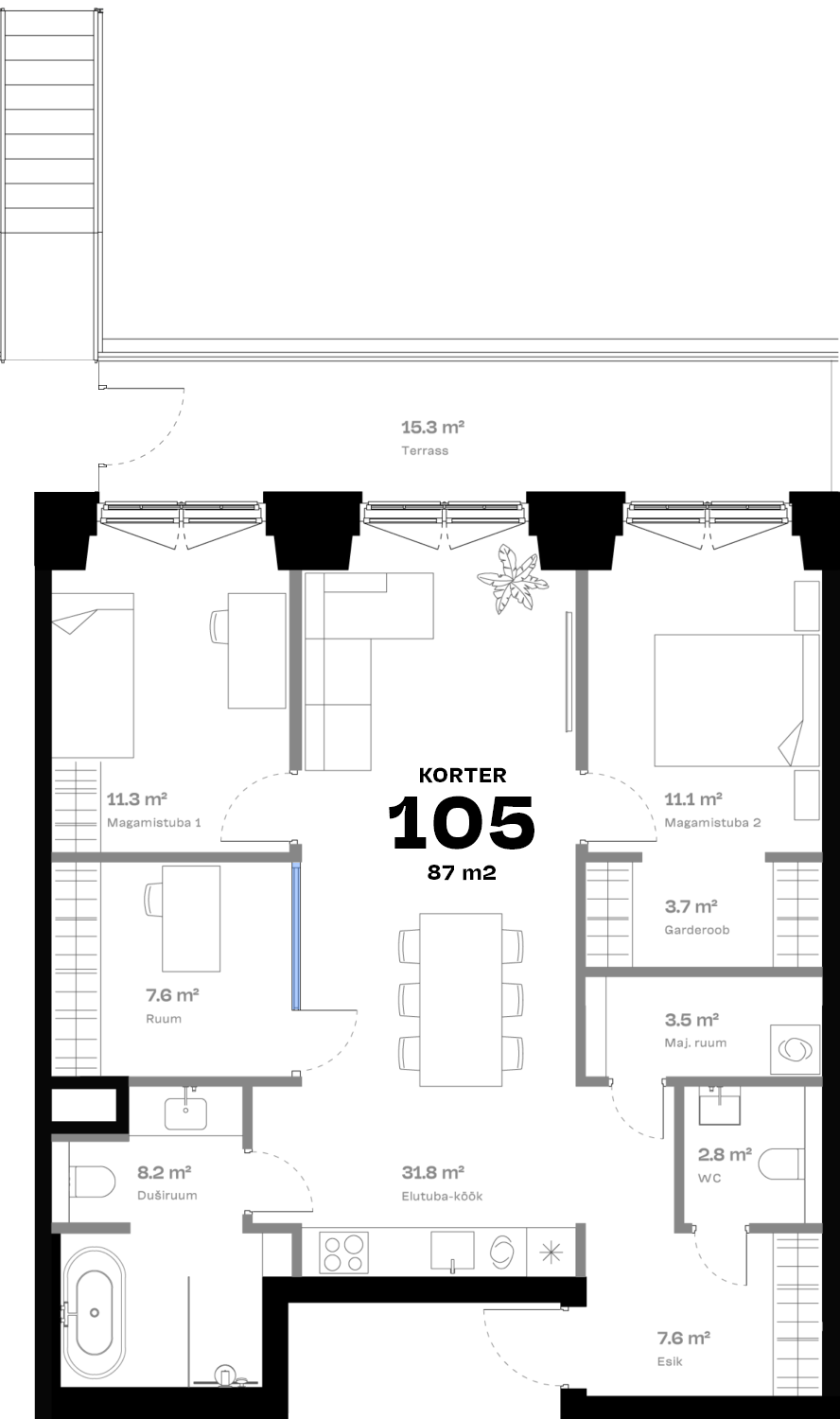 Plan with Additional Room