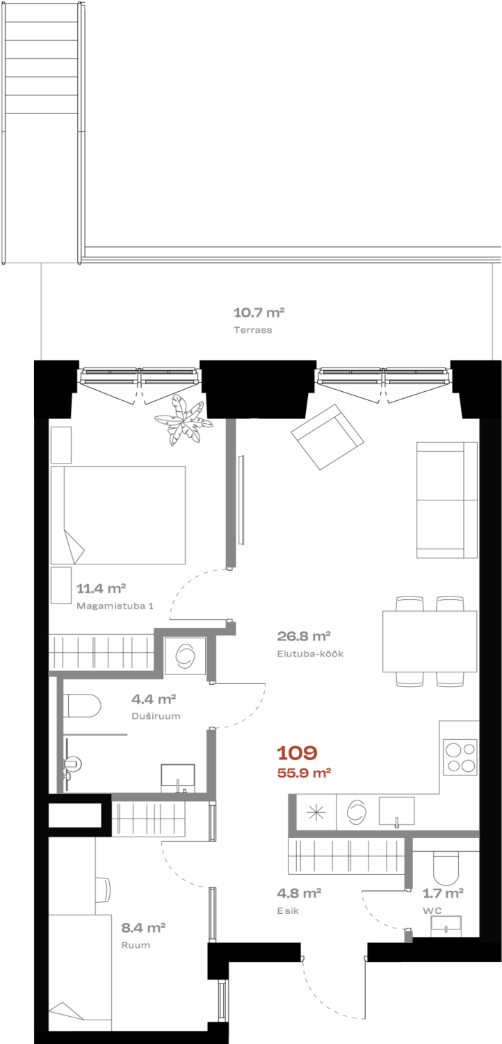 Plan with Additional Room