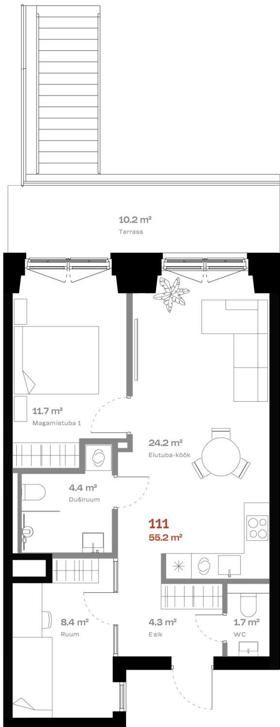 Plan with Additional Room