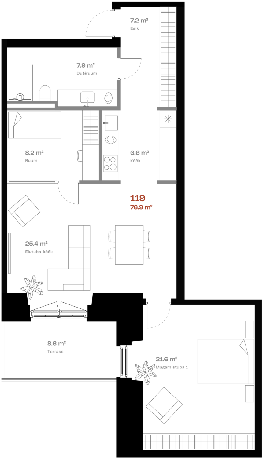 Plan with Additional Room