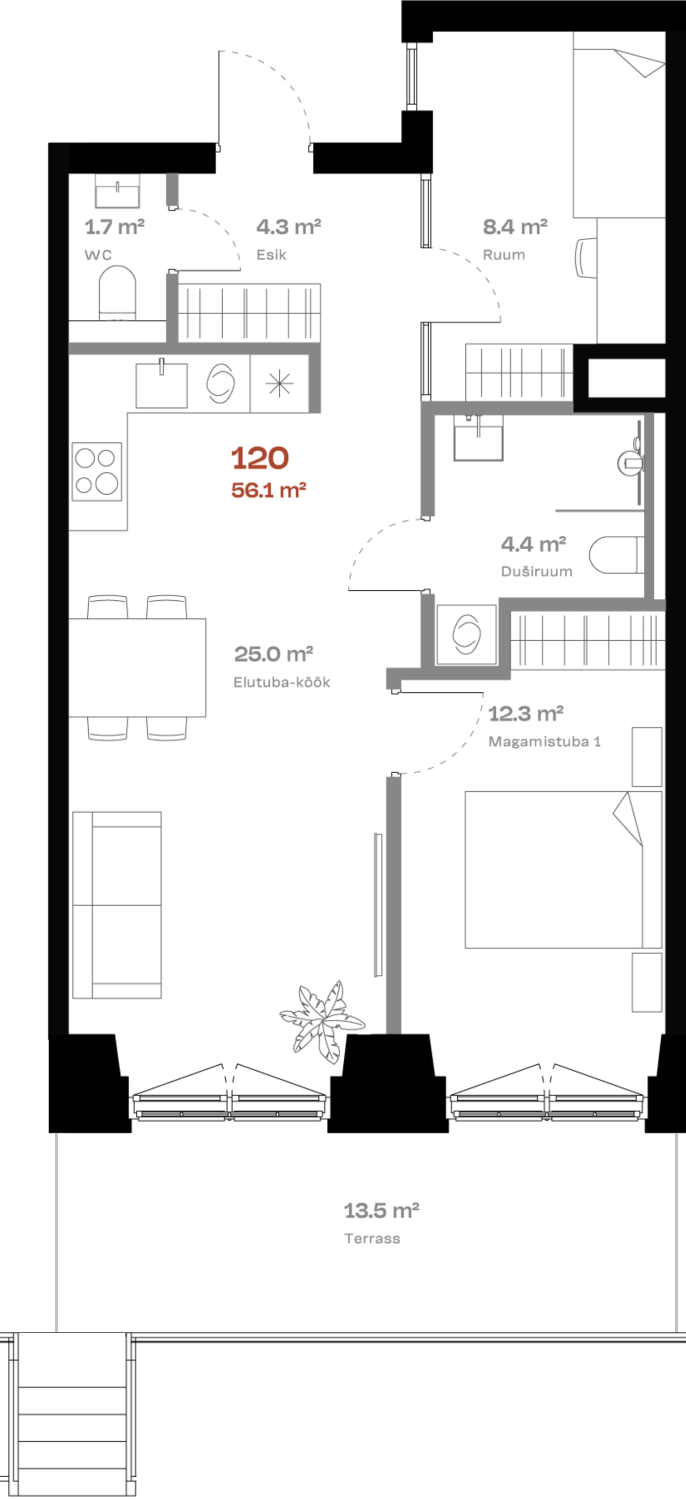 Plan with Additional Room