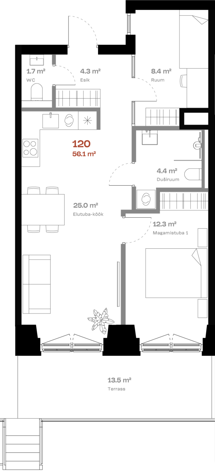 Plan with Additional Room