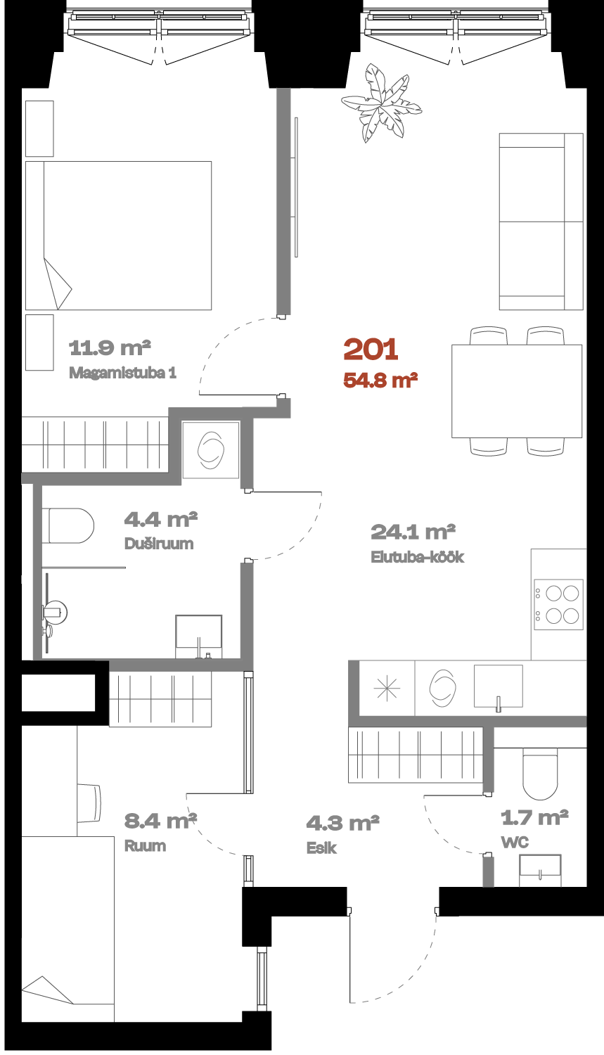 Plan with Additional Room