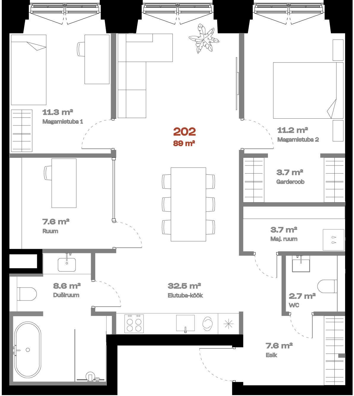 Plan with Additional Room