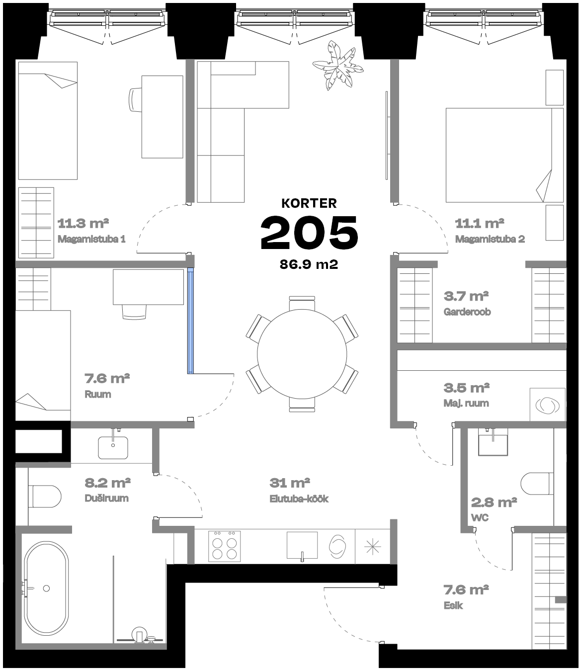 Plan with Additional Room