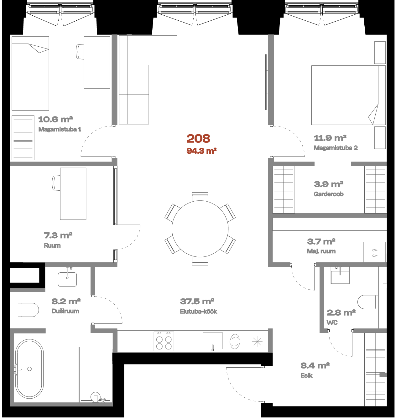 Plan with Additional Room
