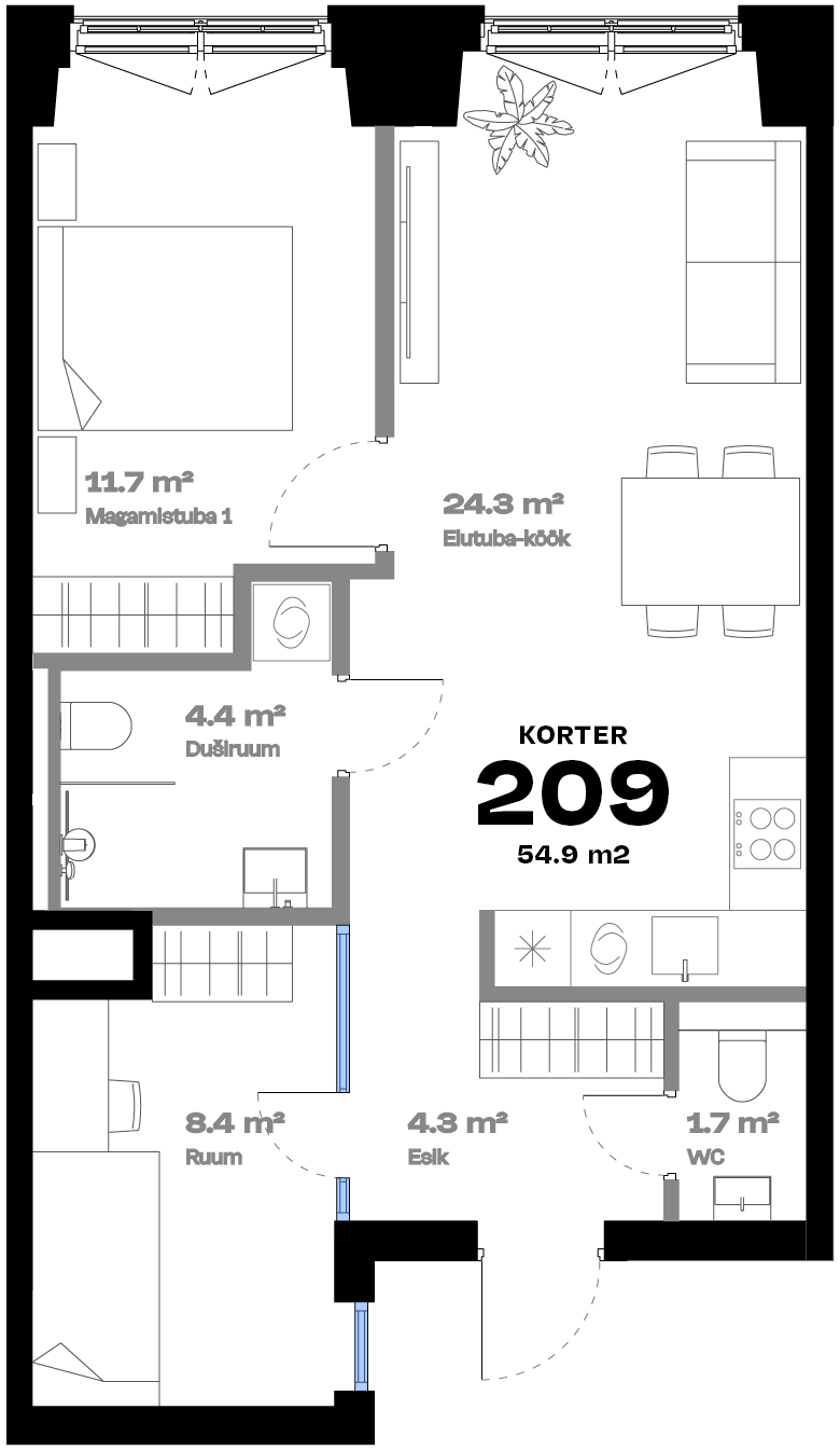 Plan with Additional Room