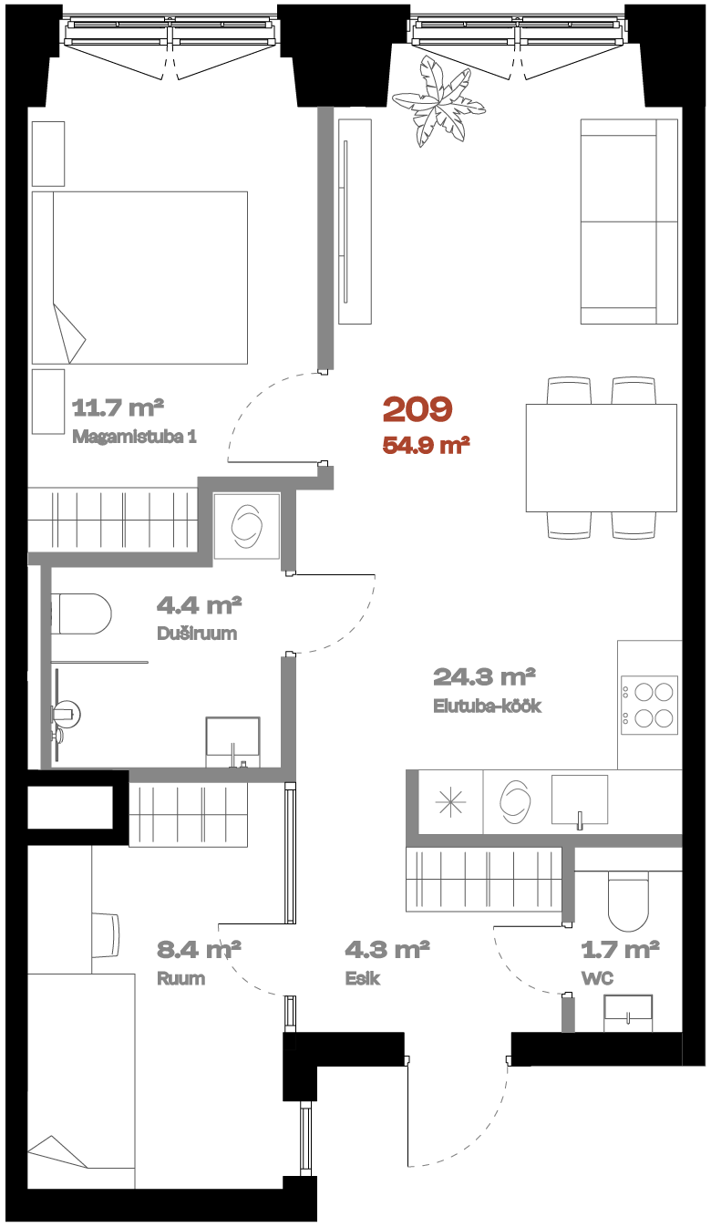 Plan with Additional Room