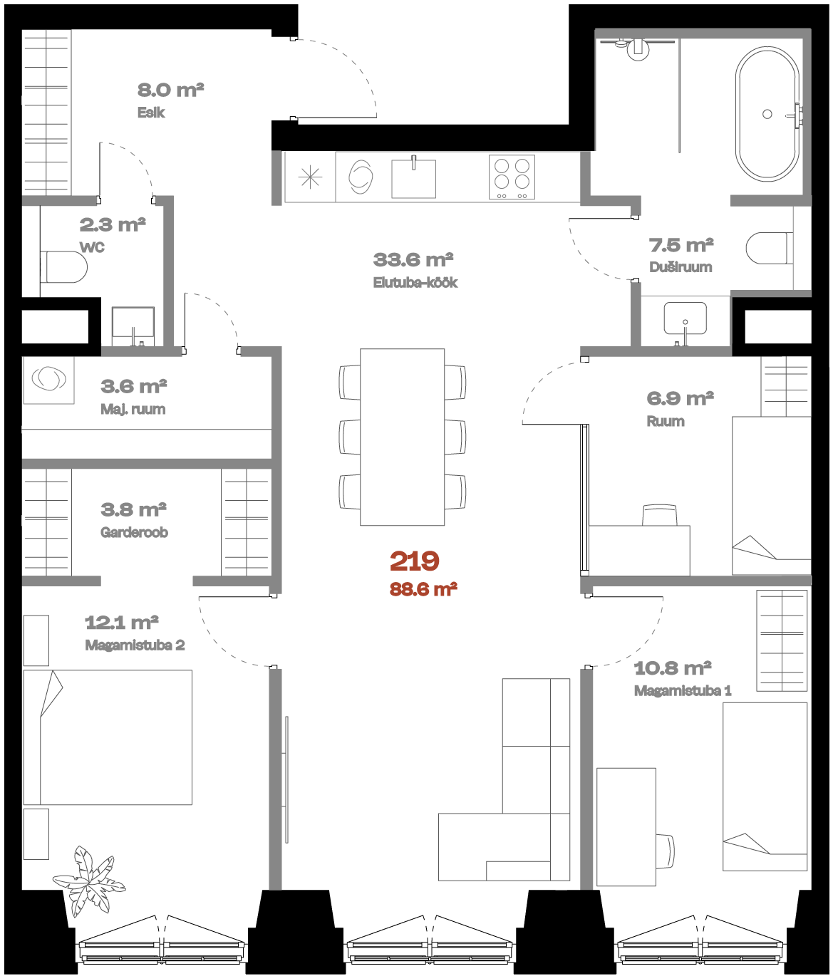 Plan with Additional Room