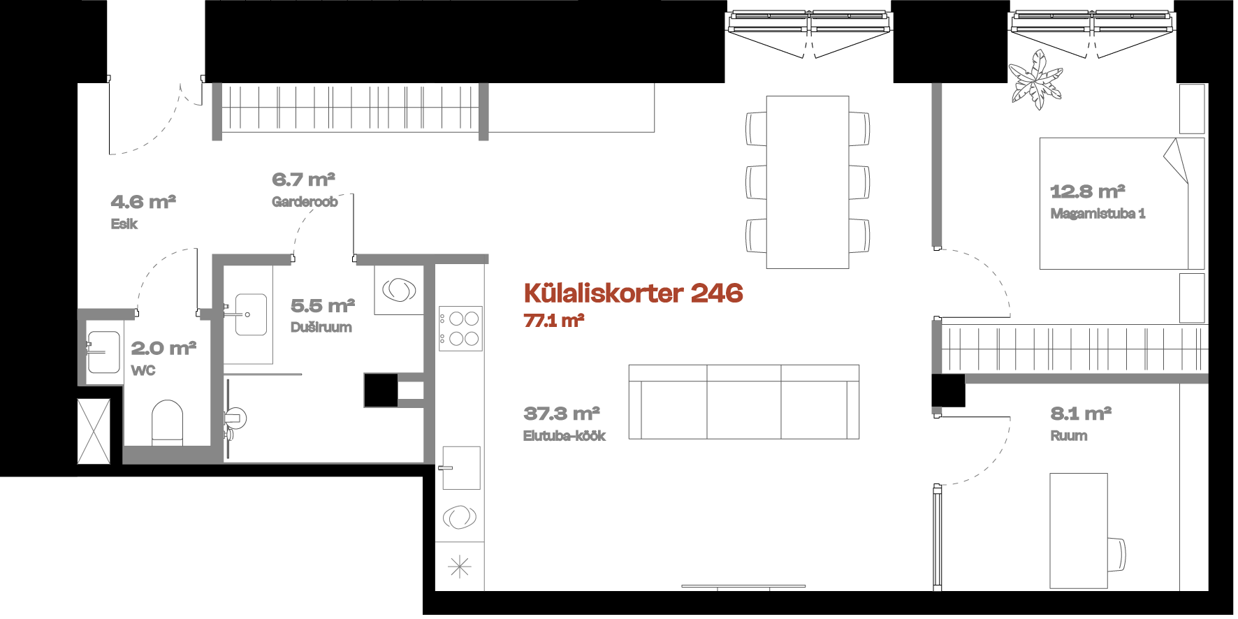 Plan with Additional Room