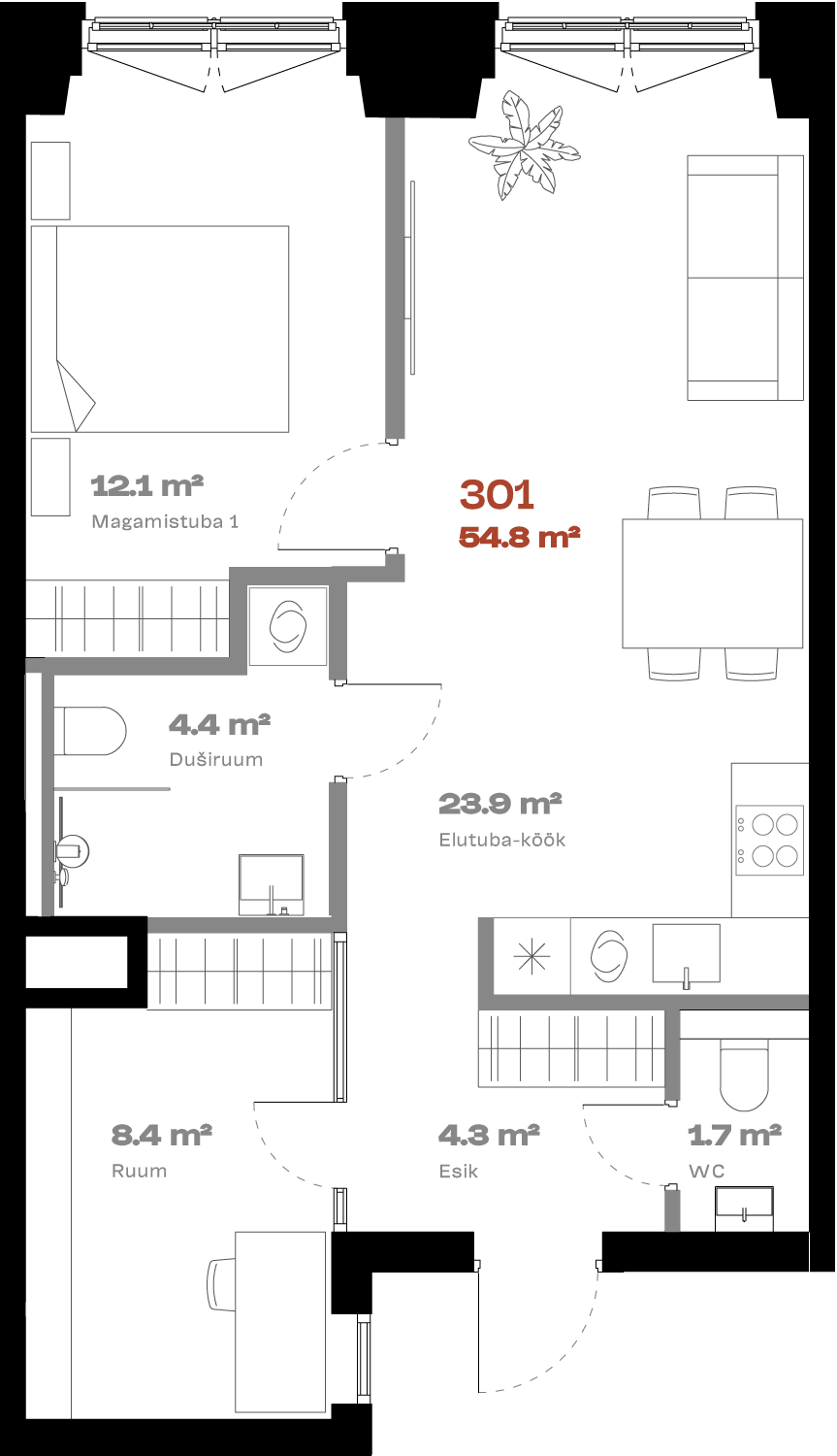 Plan with Additional Room
