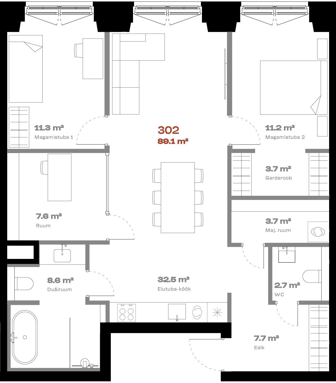Plan with Additional Room