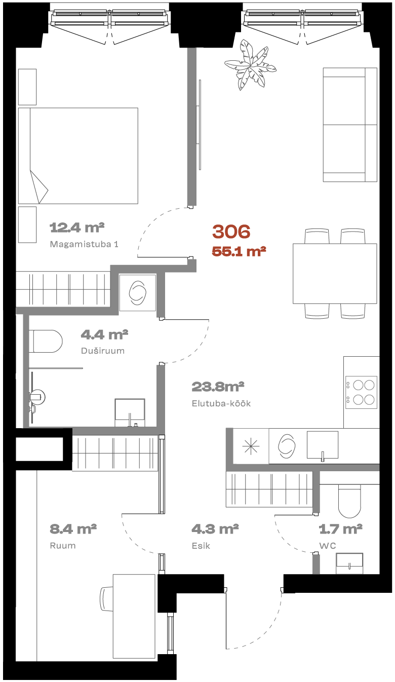 Plan with Additional Room