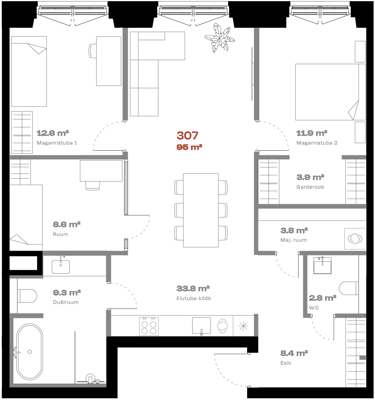 Plan with Additional Room