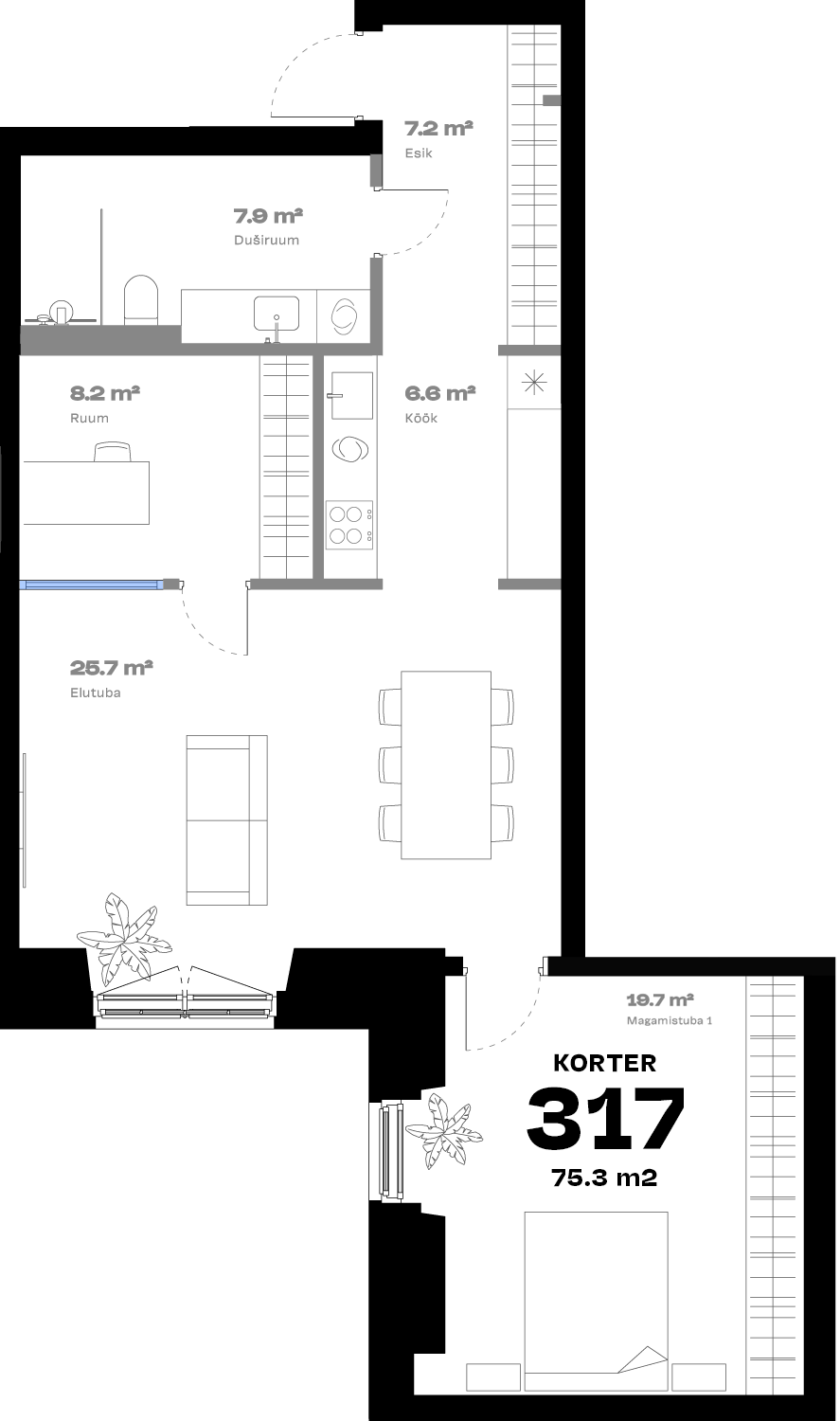 Plan with Additional Room