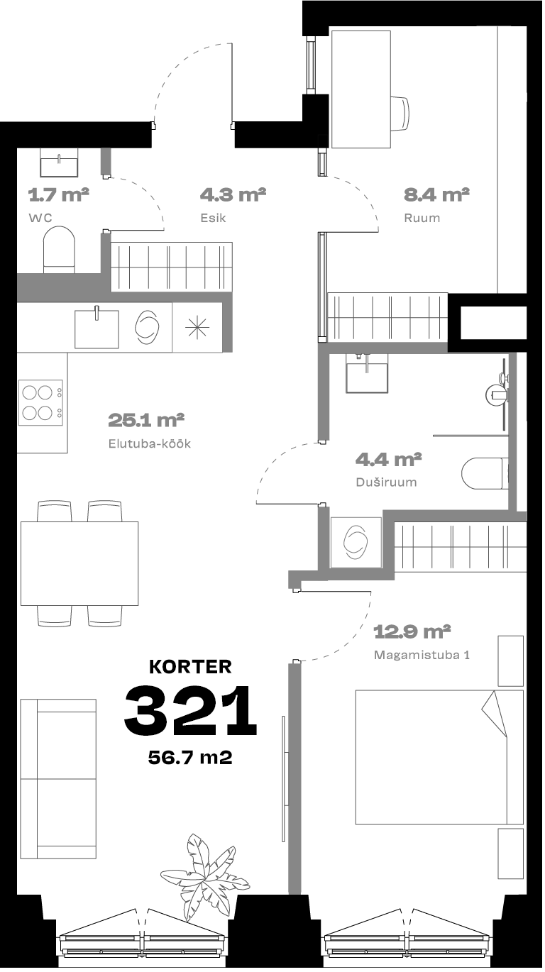 Plan with Additional Room