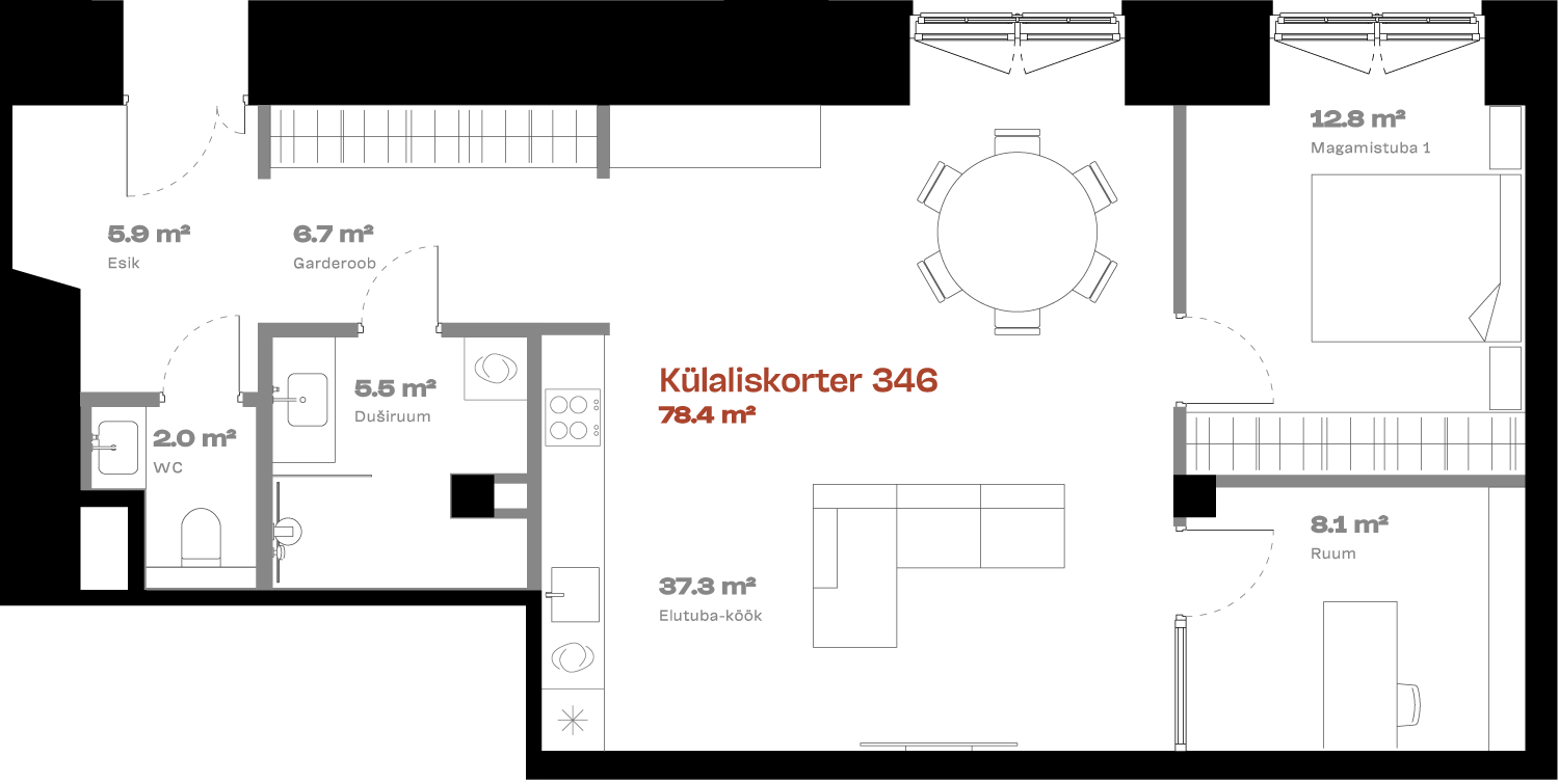 Plan with Additional Room