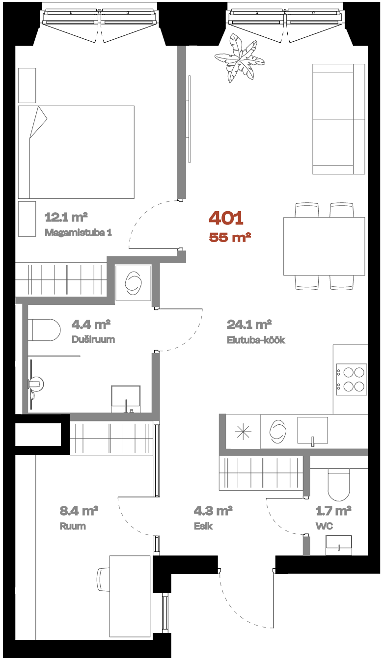 Plan with Additional Room