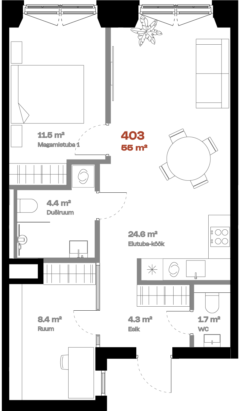 Plan with Additional Room