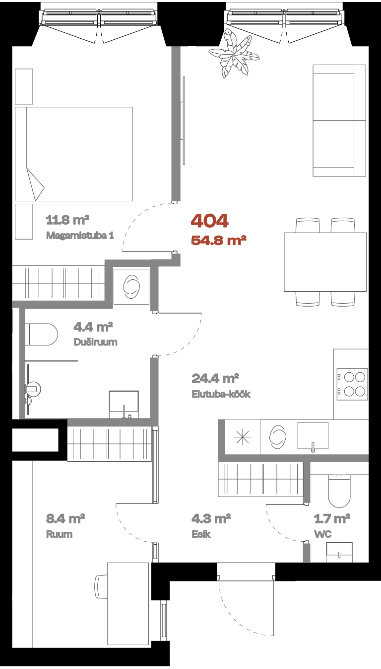 Plan with Additional Room