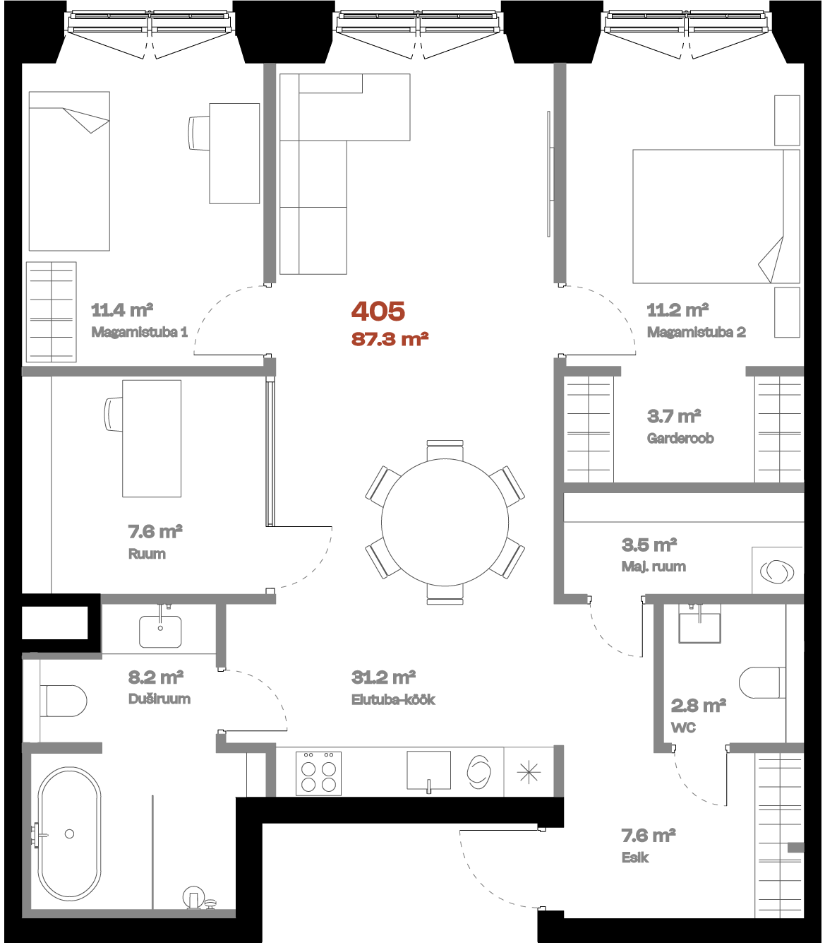 Plan with Additional Room