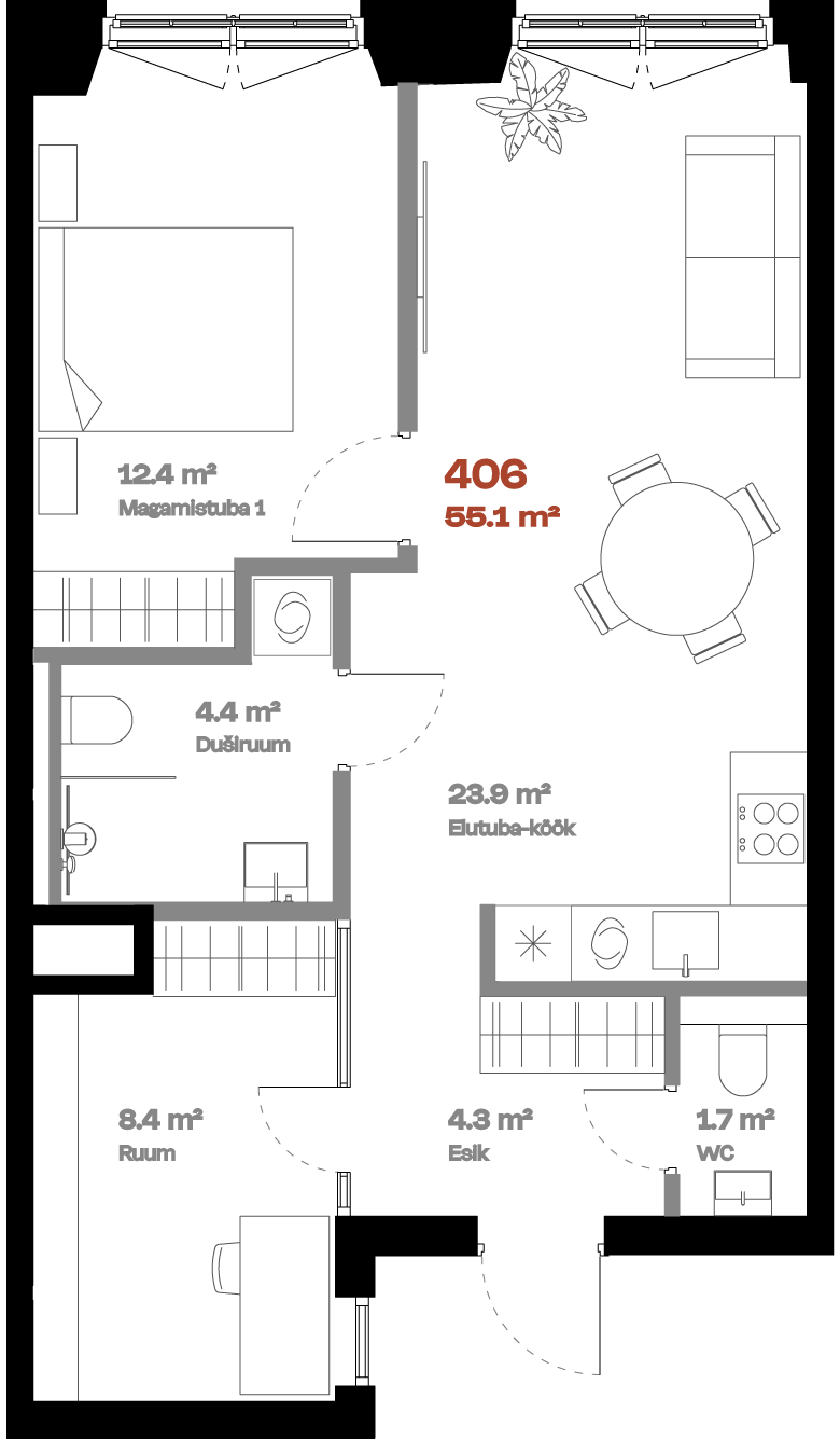 Plan with Additional Room