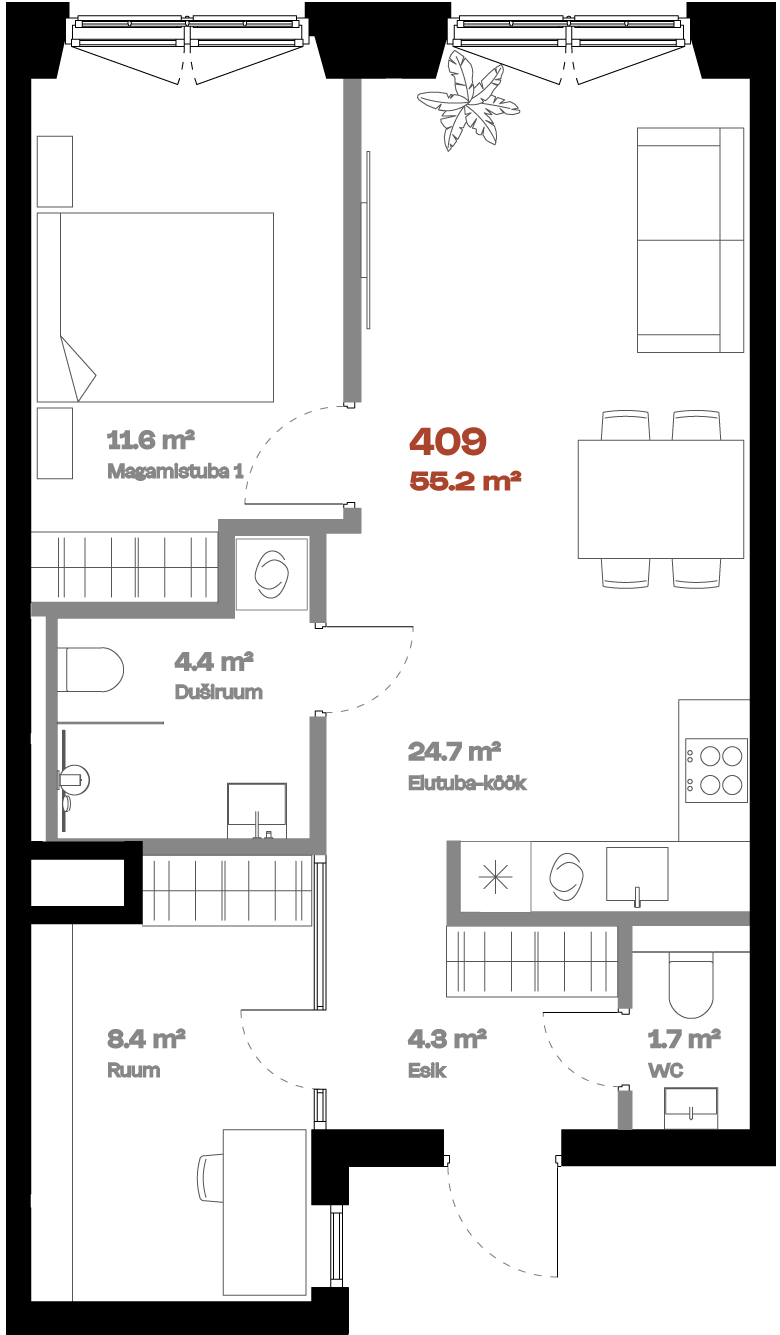 Plan with Additional Room