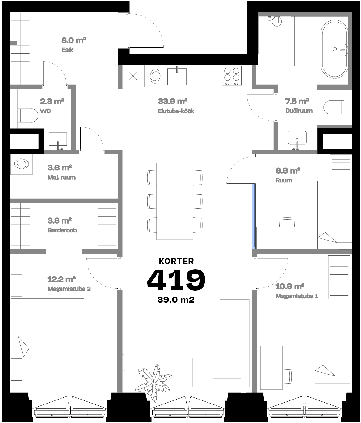 Plan with Additional Room