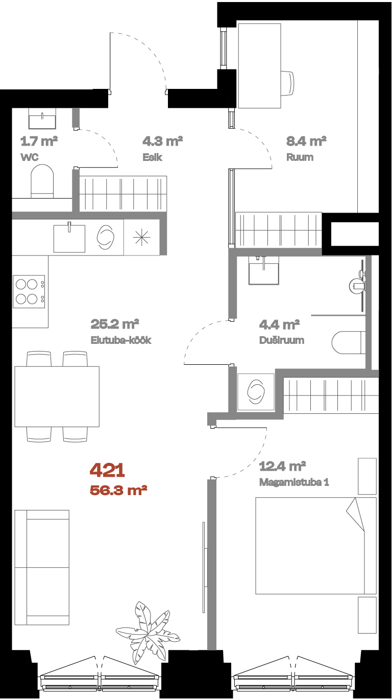 Plan with Additional Room